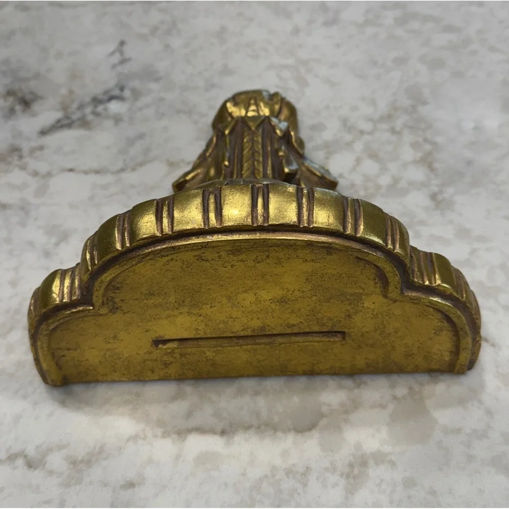 Vintage Gold Acanthus Leaf Wall Corbel Shelf Ornate Architectural Bracket